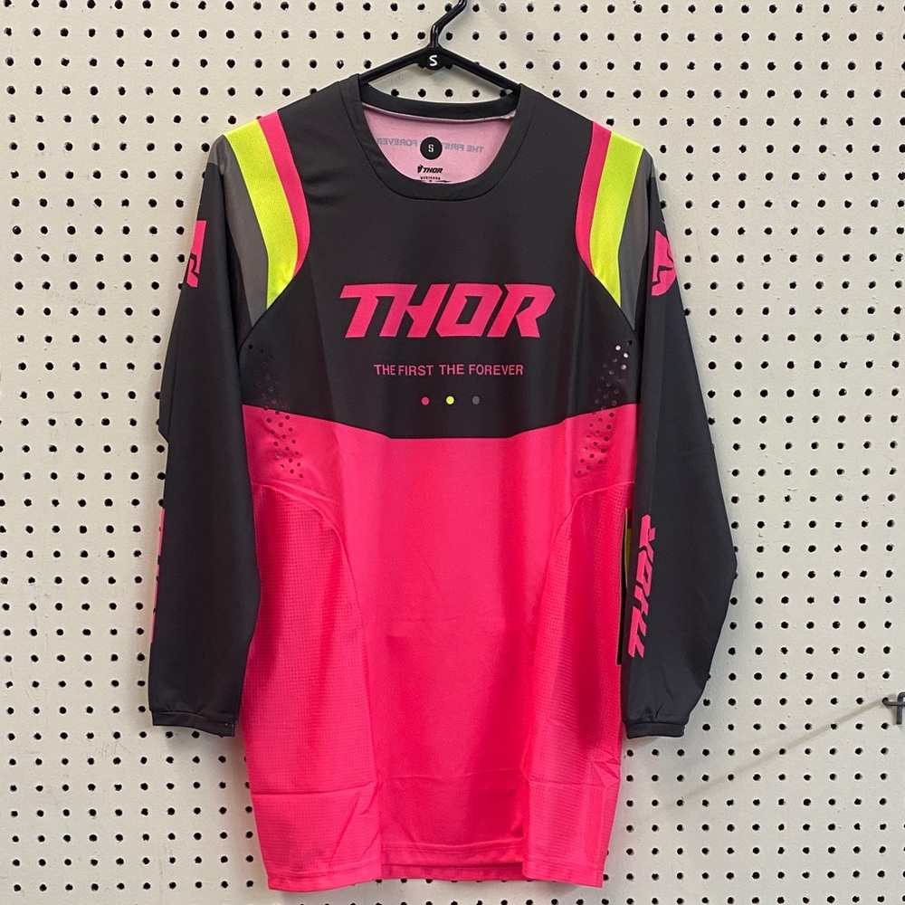 Thor Neon Pink and Gray Women's Jersey